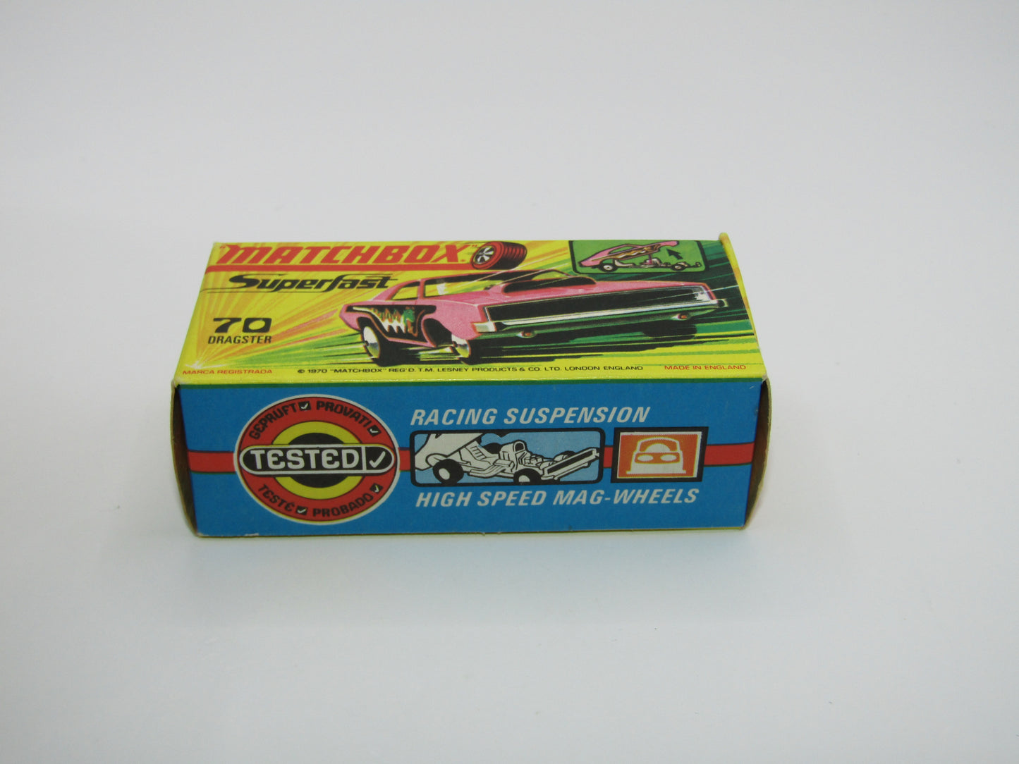 Matchbox Superfast 70B Dodge Dragster VERY PALE Pink