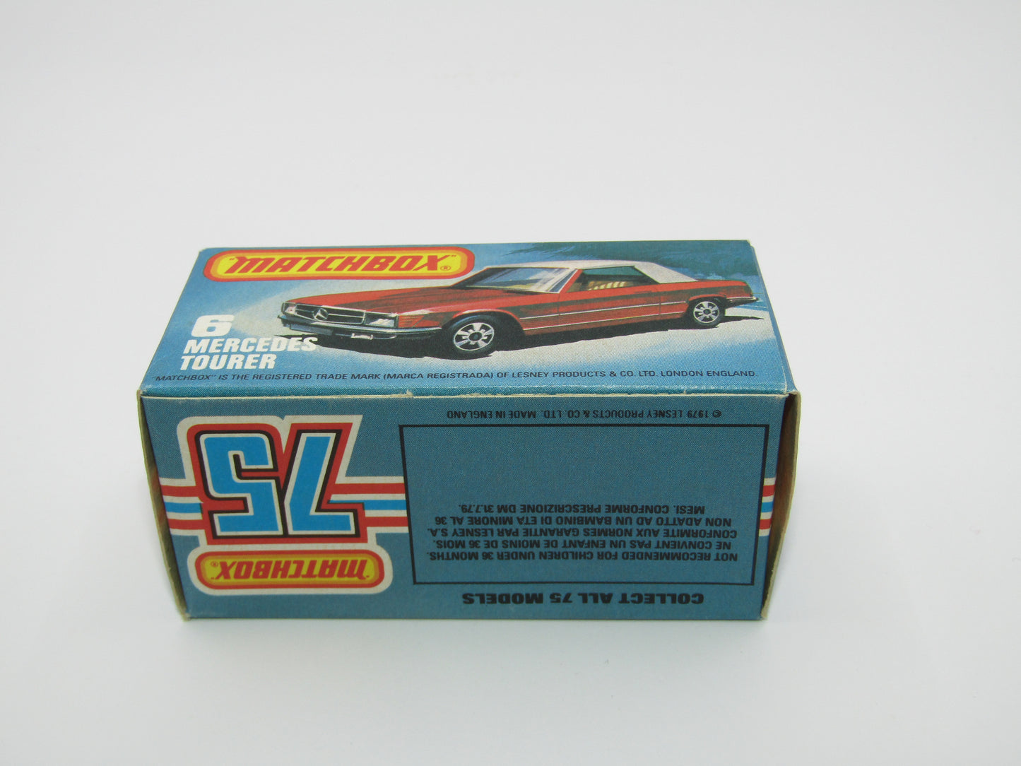 Matchbox Superfast 6B Mercedes 350SL Metallic Brown Bronze 5 Arch Wheels