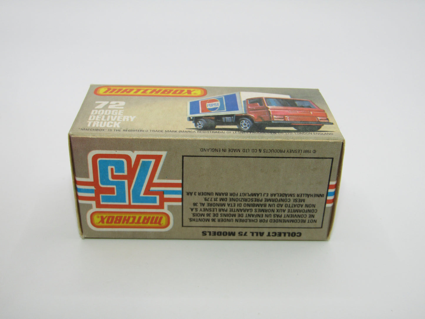 Matchbox Superfast 72E Dodge Delivery Truck MARTINI Promotional Model