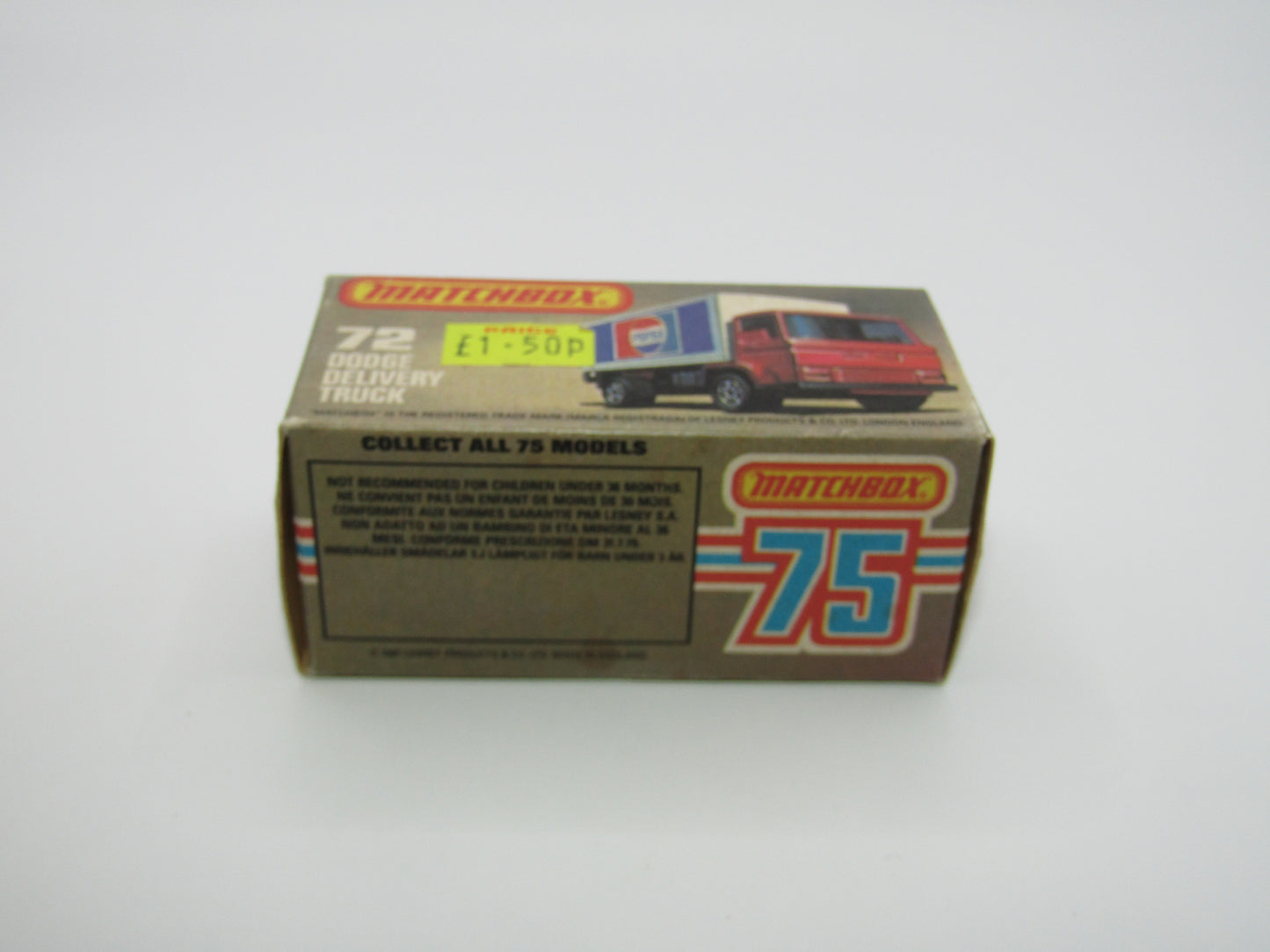 Matchbox Superfast 72E Dodge Delivery Truck Exide Batteries Promotional Model