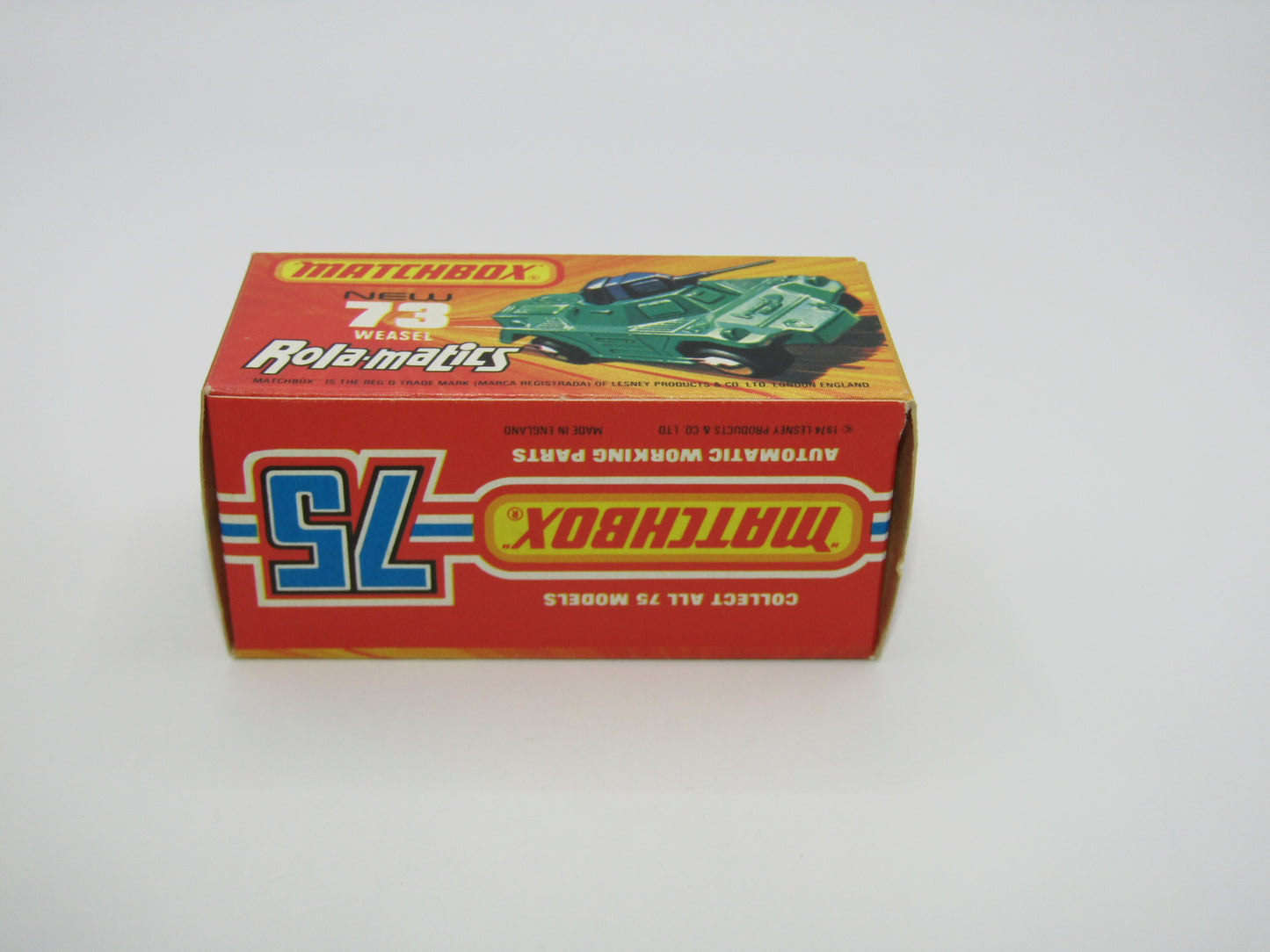 Matchbox Superfast 73B Weasel DARK Metallic Green