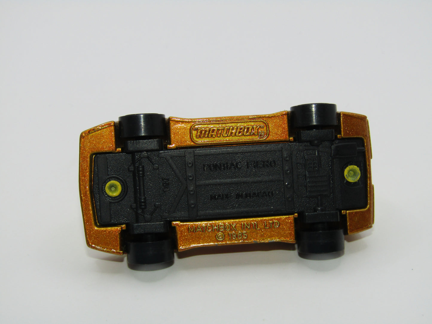 Matchbox Superfast MB2 Pontiac Fiero Laser Wheels Macau Base