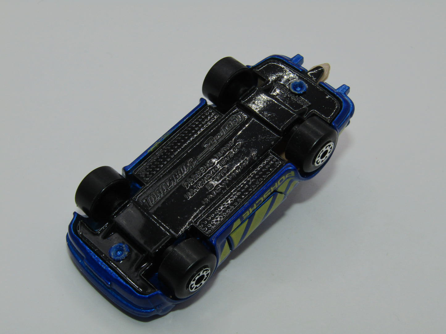 Matchbox Superfast MB3 Porsche Turbo Light Metallic Blue Macau Base