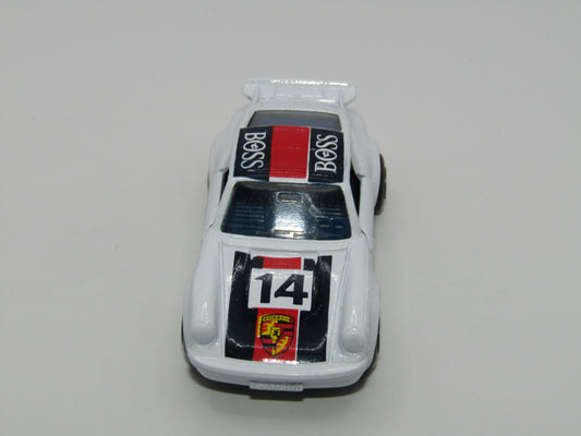 Matchbox Superfast MB3 Porsche Turbo Clear Windows Blue Int Macau Base
