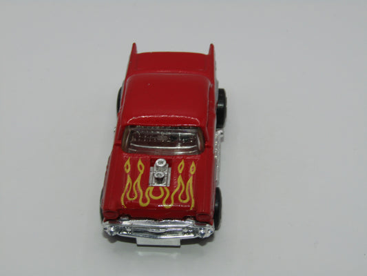 Matchbox Superfast MB4 '57 Chevy Red Flames Tampo Thailand Base