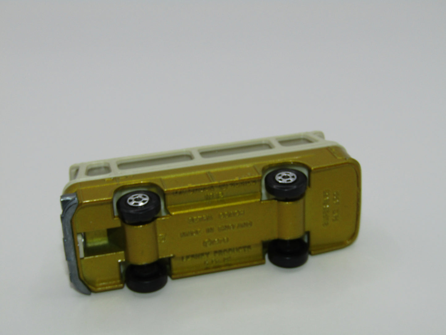 Matchbox Superfast 12B Setra Coach GREY Roof, Gold Body