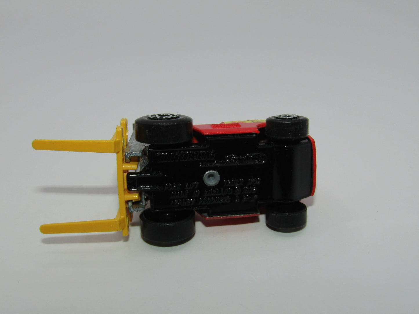 Matchbox Superfast 15B Forklift Truck Dot Dash Wheels Black Base