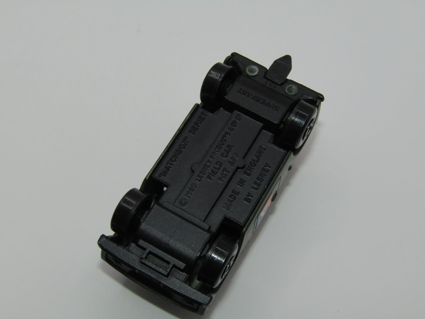 Matchbox Superfast 18A Field Car Olive DRAB "A" Label 5 SPOKE Wheels