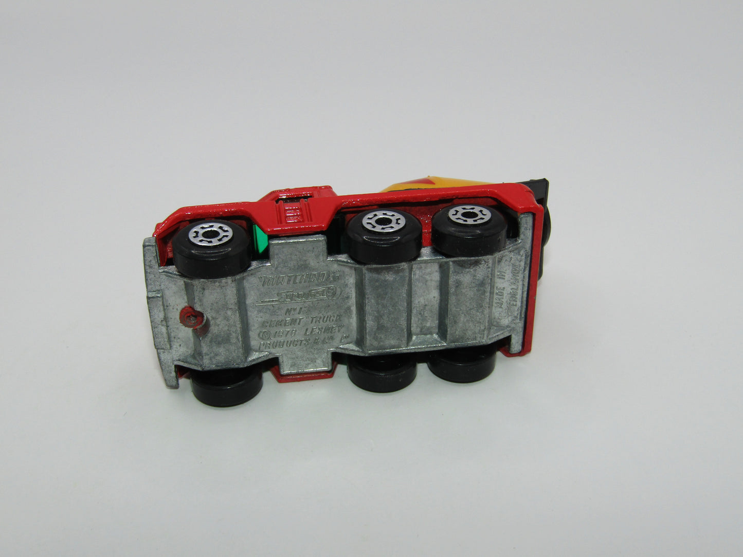 Matchbox Superfast 19C Cement Truck LIGHT Red, Yellow Barrell