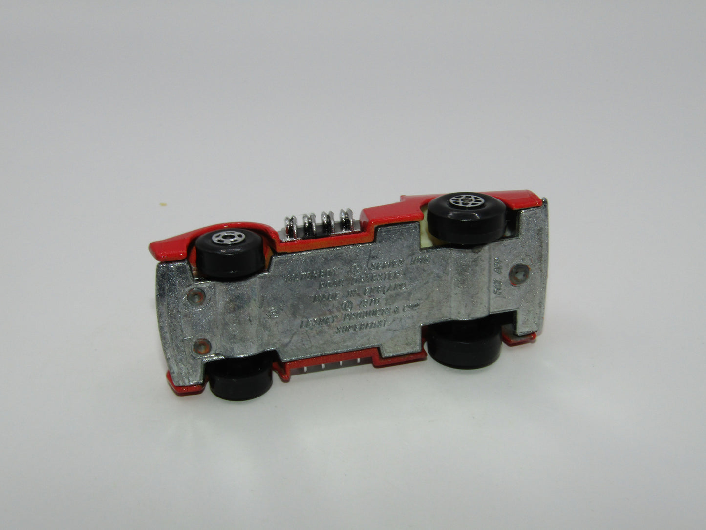 Matchbox Superfast 19B Road Dragster Light Red Horizontal Labels