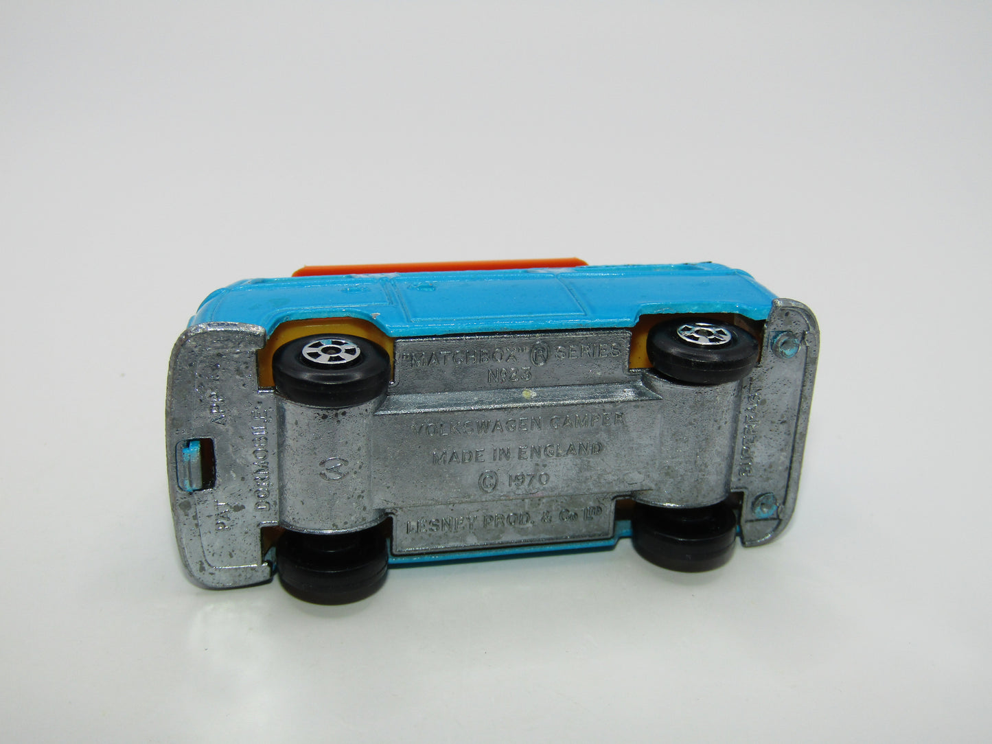 Matchbox Superfast 23A Volkswagen Camper Van Blue without Labels