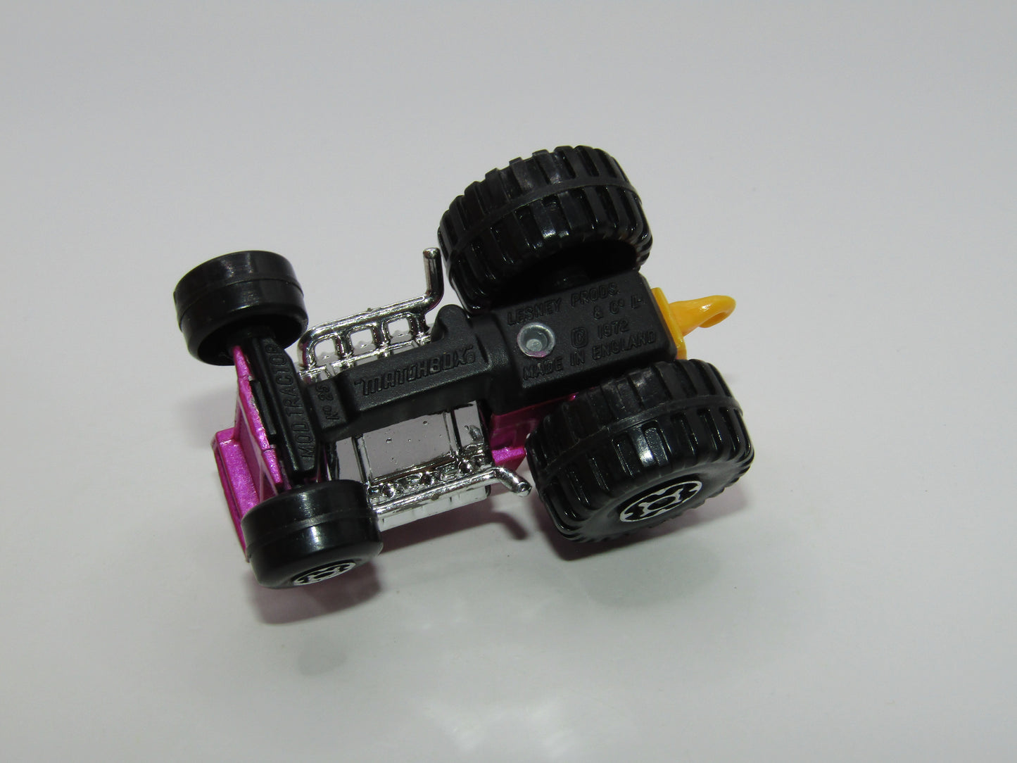 Matchbox Superfast 25B Mod Tractor Pink Maltese Cross Wheels