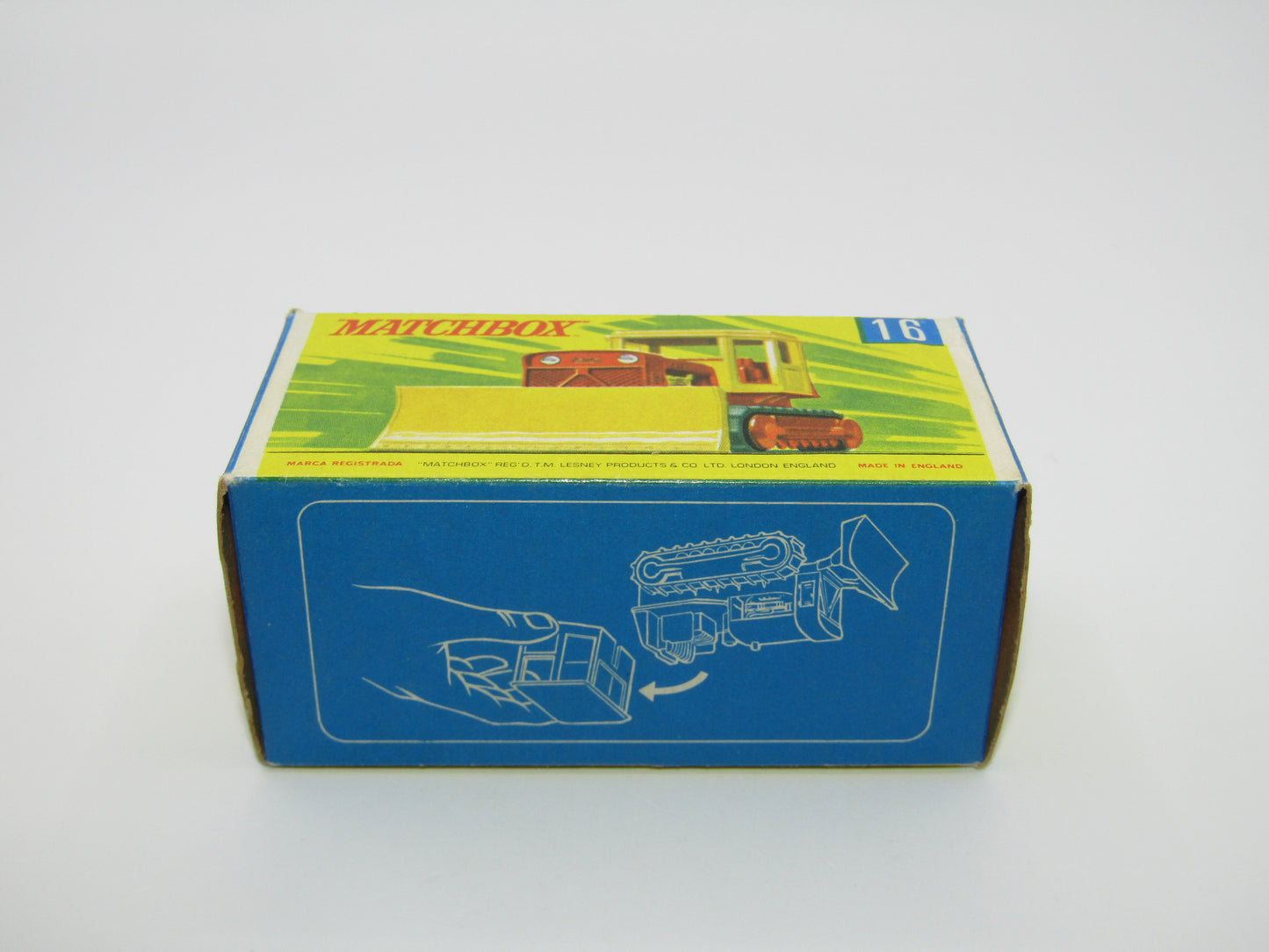 Matchbox Superfast 16A Case Tractor OLIVE DRAB - G Box