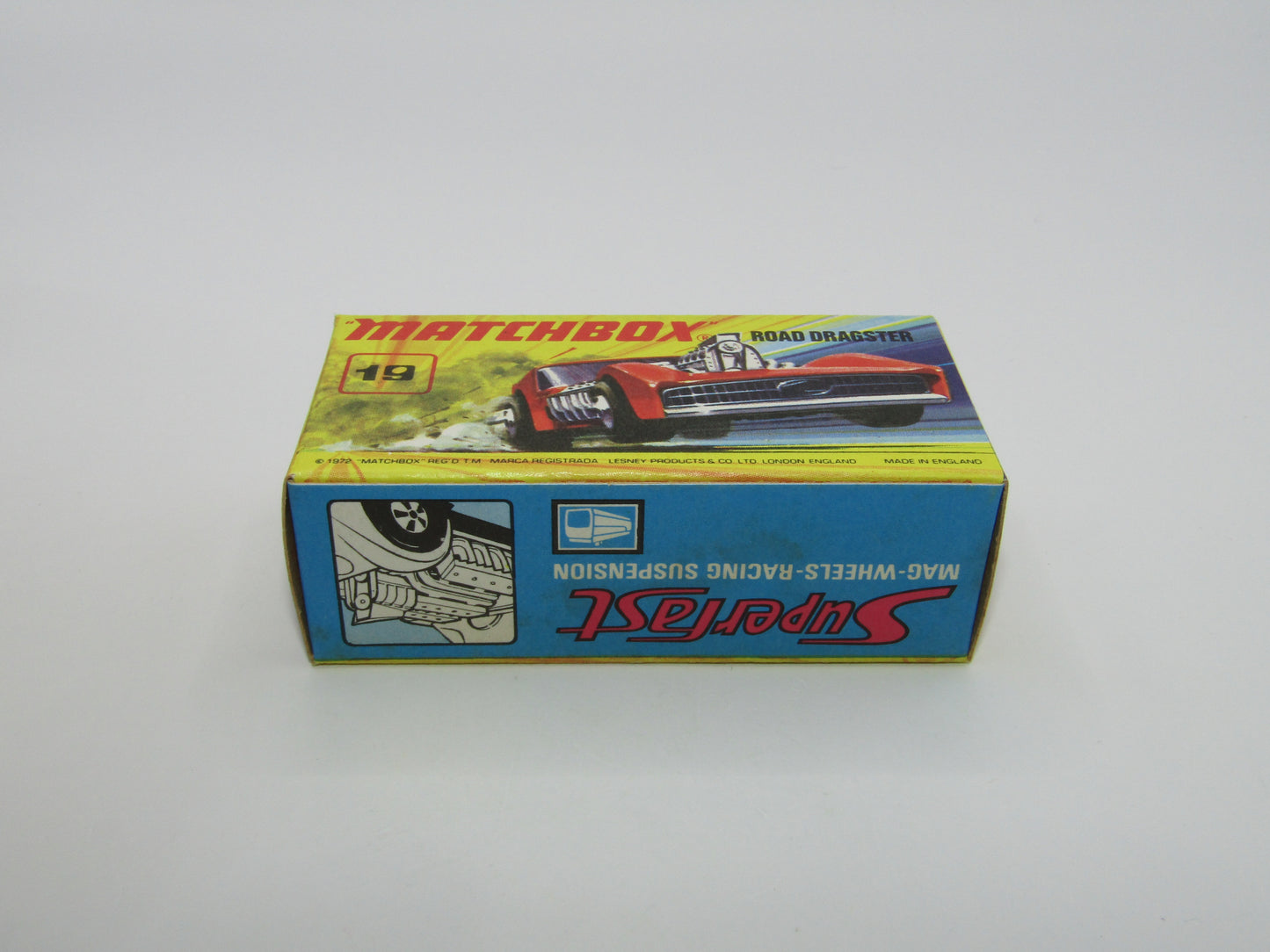 Matchbox Superfast 19B Road Dragster MATT Metallic LIGHT Purple