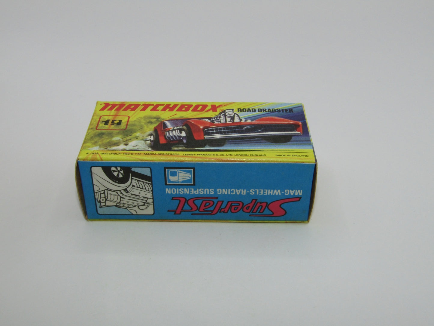 Matchbox Superfast 19B Road Dragster Metallic Light Pinky Purple