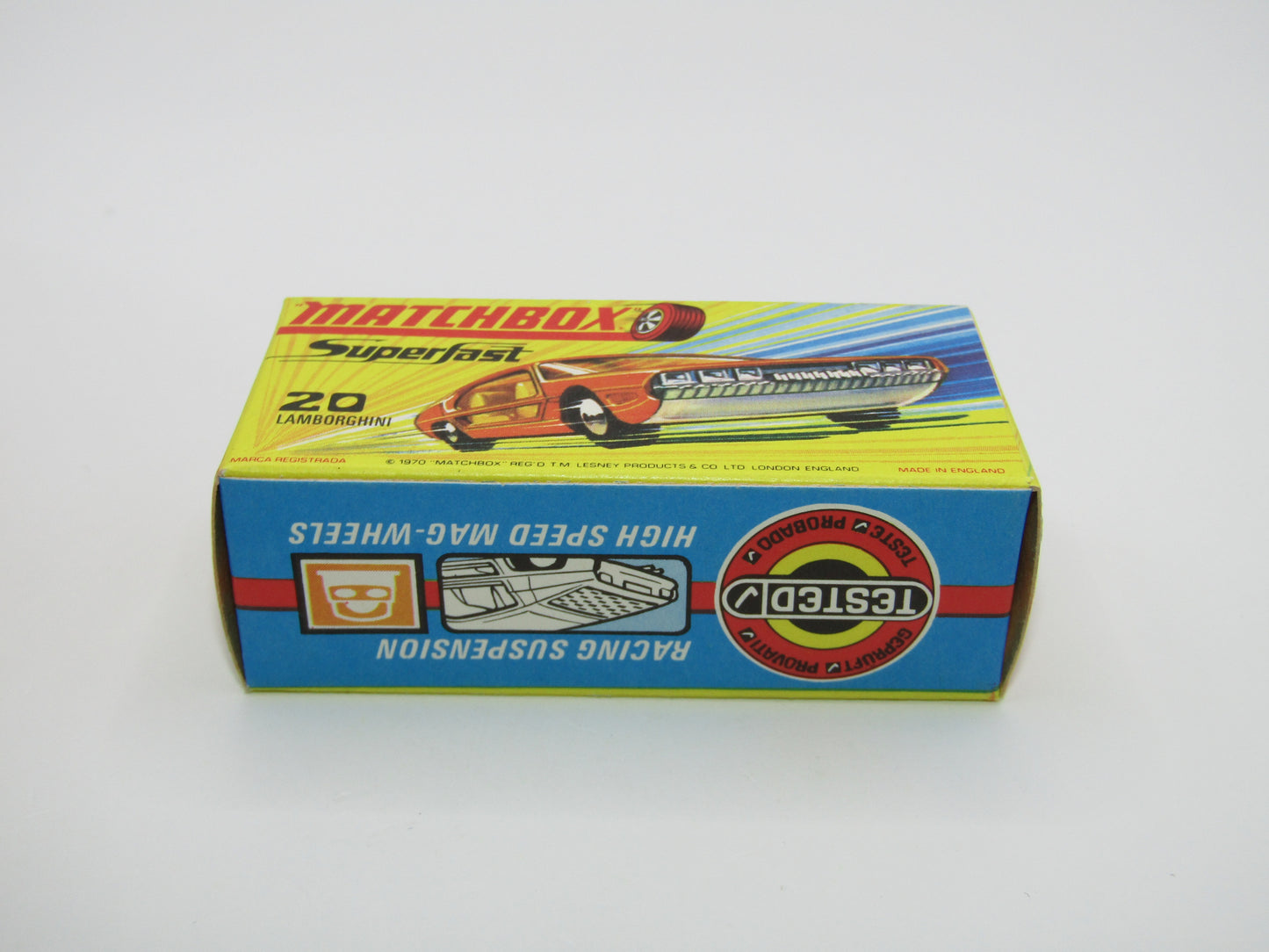 Matchbox Superfast No 20A Lamborghini Marzal LIGHT Yellow
