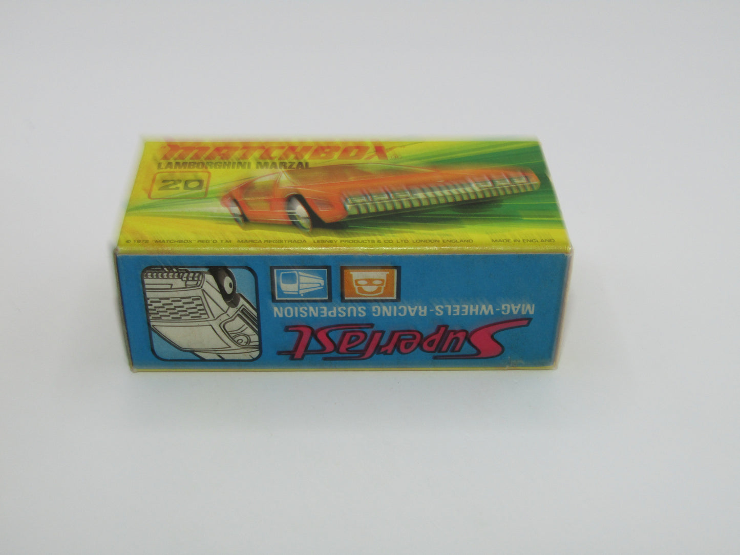 Matchbox Superfast No 20A Lamborghini Marzal Light AMBER Windows (A)