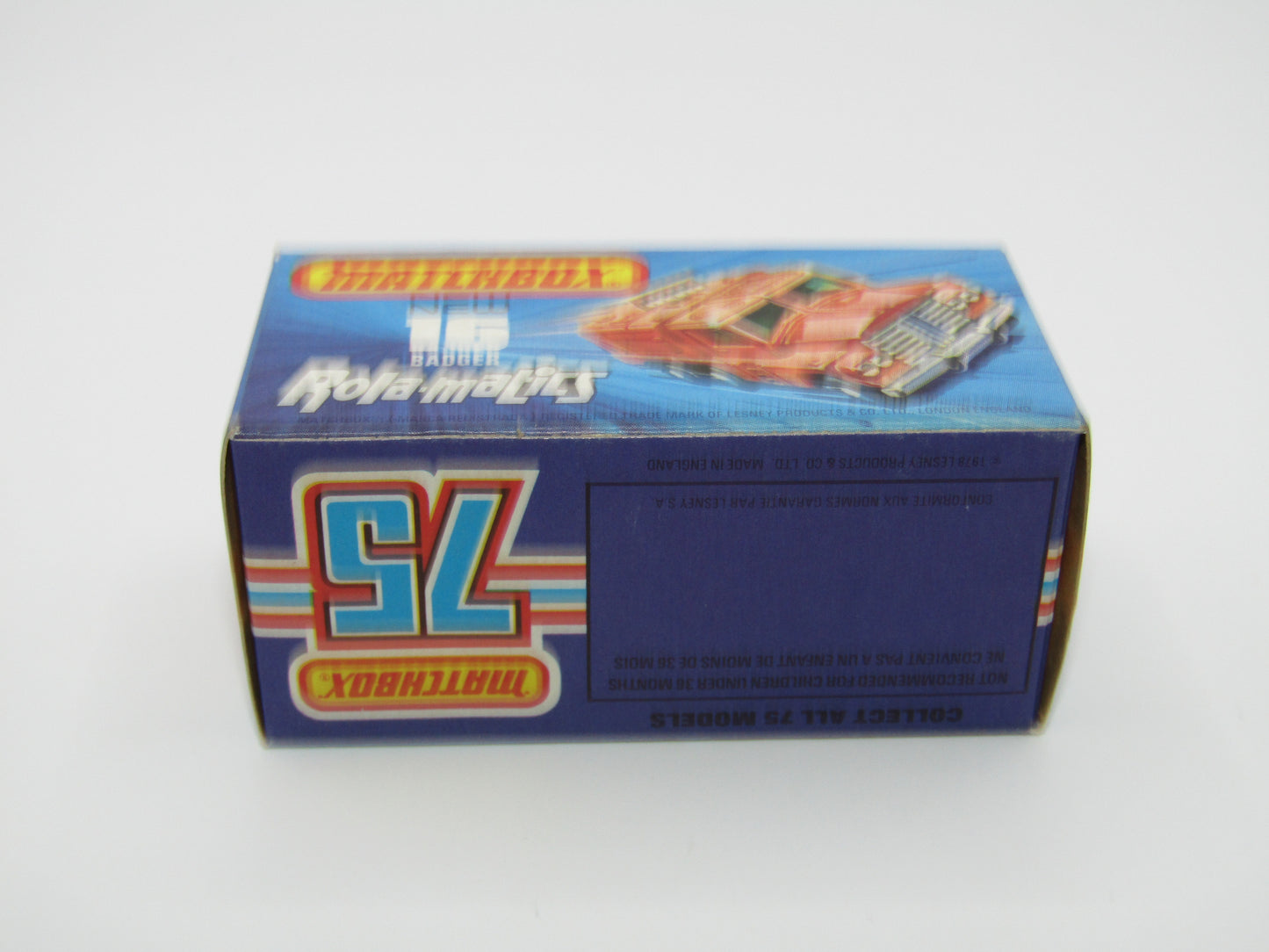 Matchbox Superfast No 16A Badger, Olive Green, Cream Radar, Unpainted Base