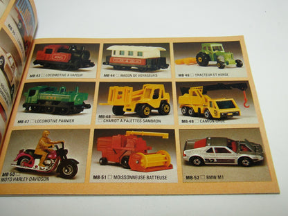 Matchbox Superfast 1982/83 Catalogue FRENCH Edition - No Graffiti Mint RARE