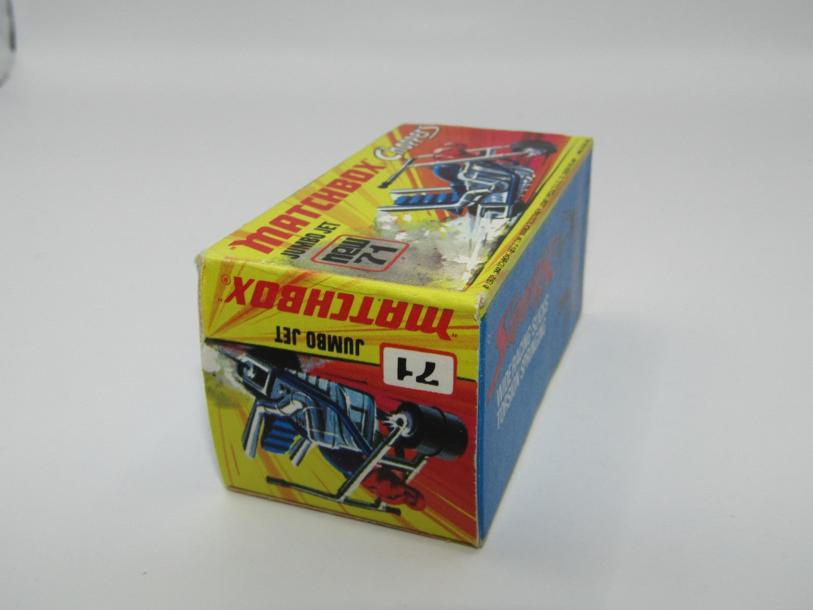 Matchbox Superfast No 71 Jumbo Jet Empty Original Box Excellent