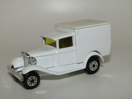 Matchbox Superfast No 38 Model A Ford Graffic Traffic Rare AMBER Glass Mint UB