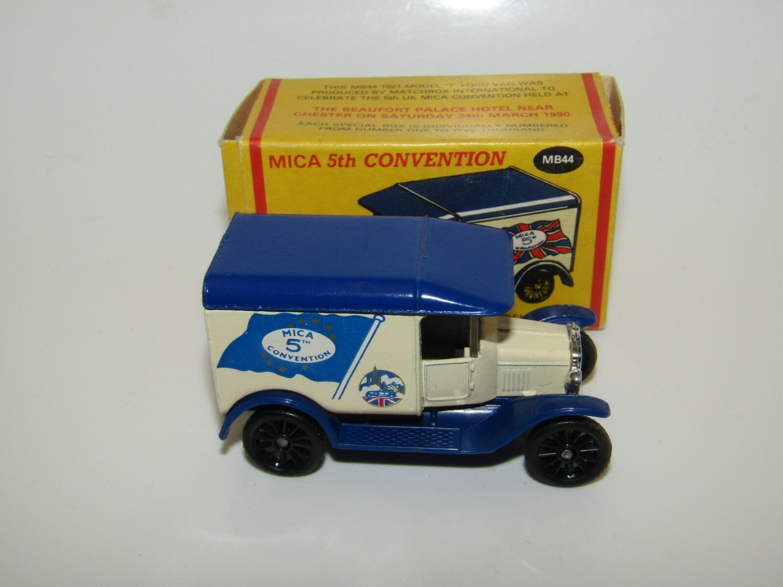 Matchbox Superfast No 44 Model T Ford Mica 5th Convention MIB RARE