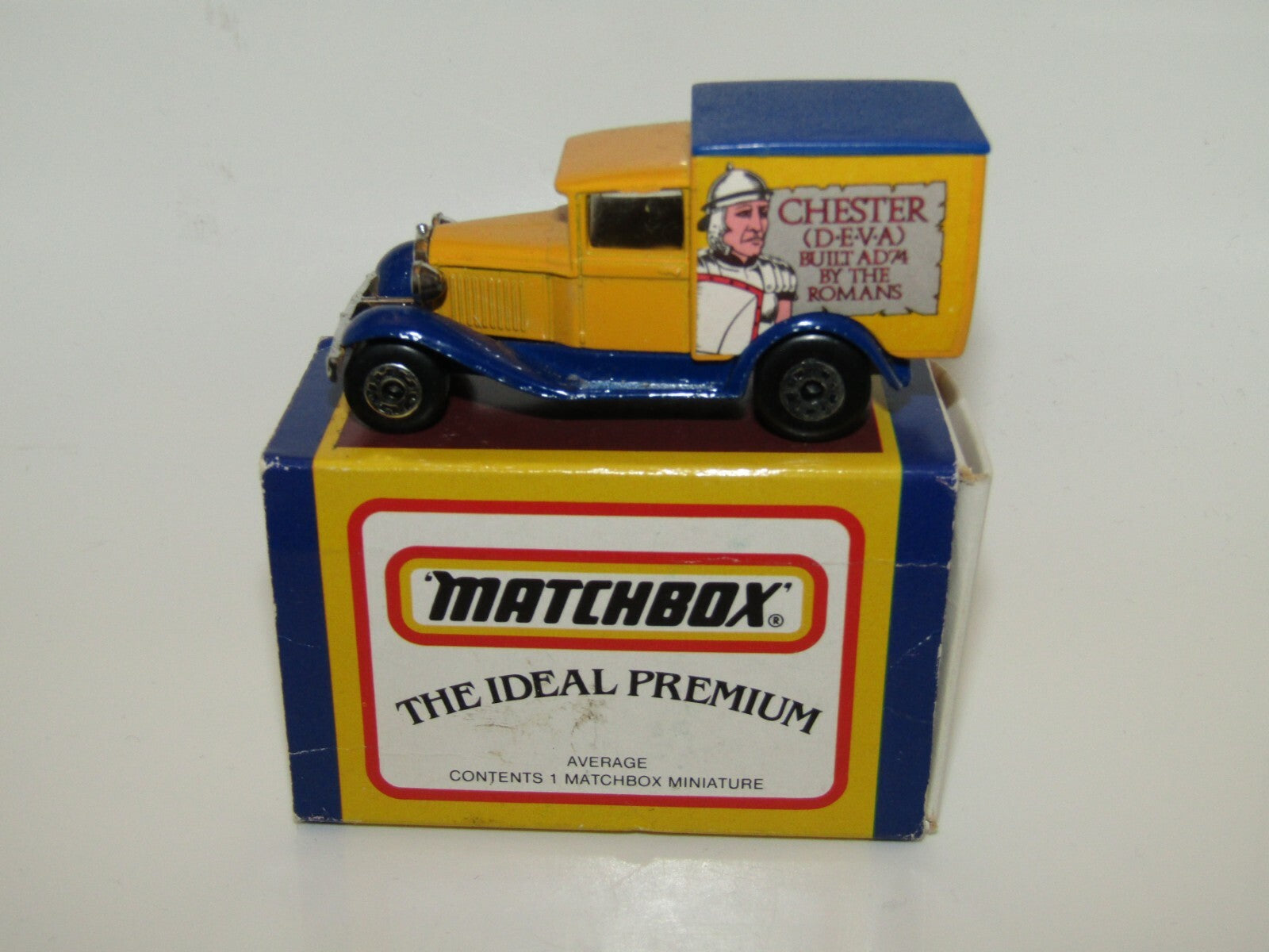 Matchbox Superfast No 38 Model A Ford Chester Promotional Ideal Premium Box MIB