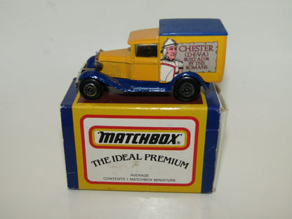 Matchbox Superfast No 38 Model A Ford Chester Promotional Ideal Premium Box MIB