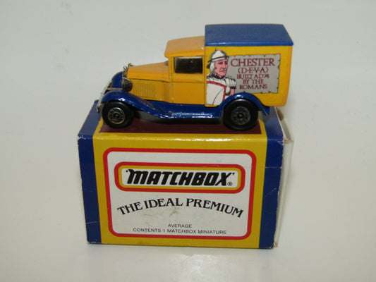 Matchbox Superfast No 38 Model A Ford Chester Promotional Ideal Premium Box MIB
