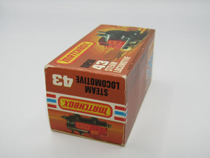 Matchbox Superfast No 43 Steam Locomotive Original Empty Box Excellent