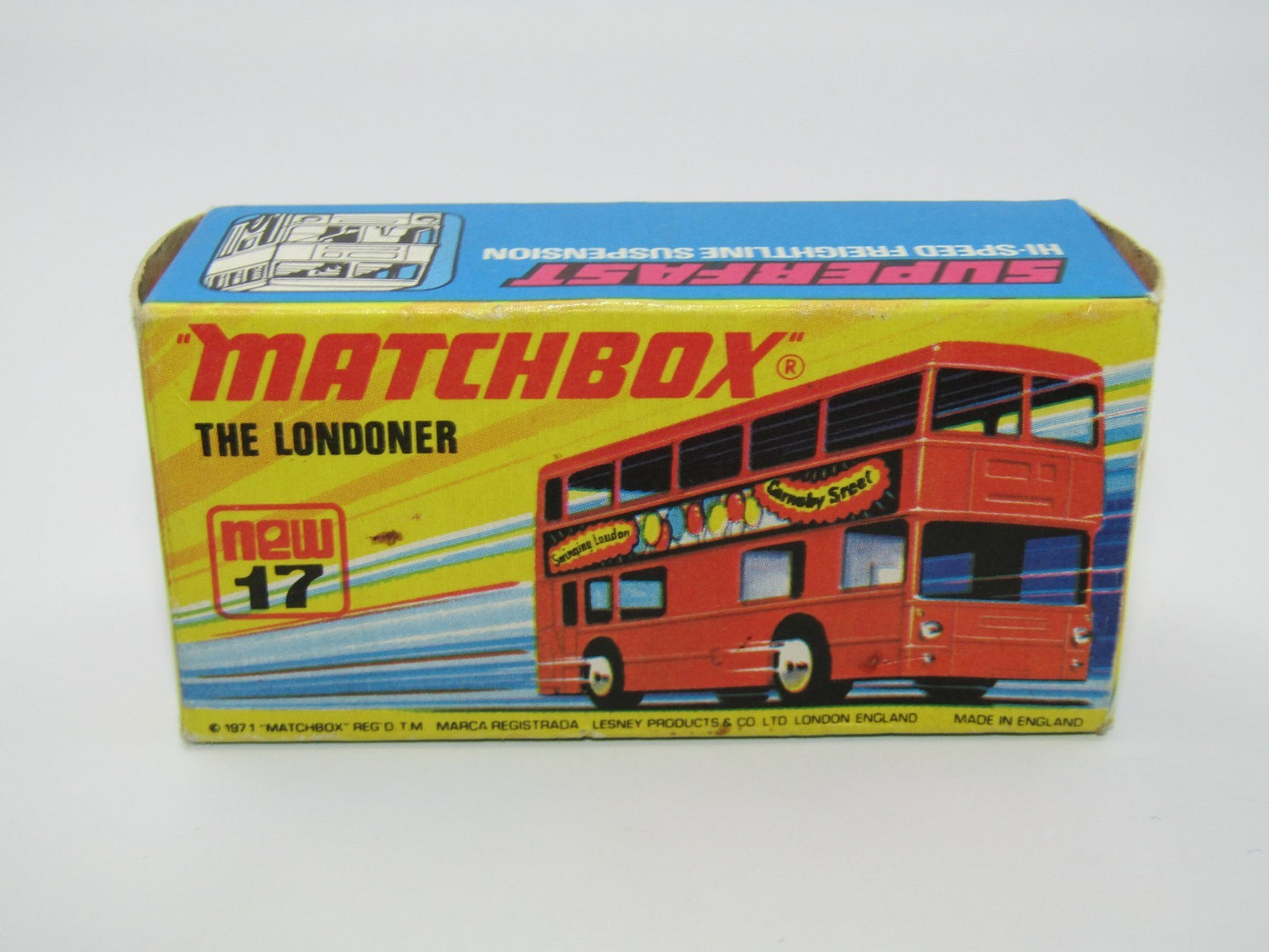 Matchbox Superfast No 17 The Londoner Original Empty Box Excellent