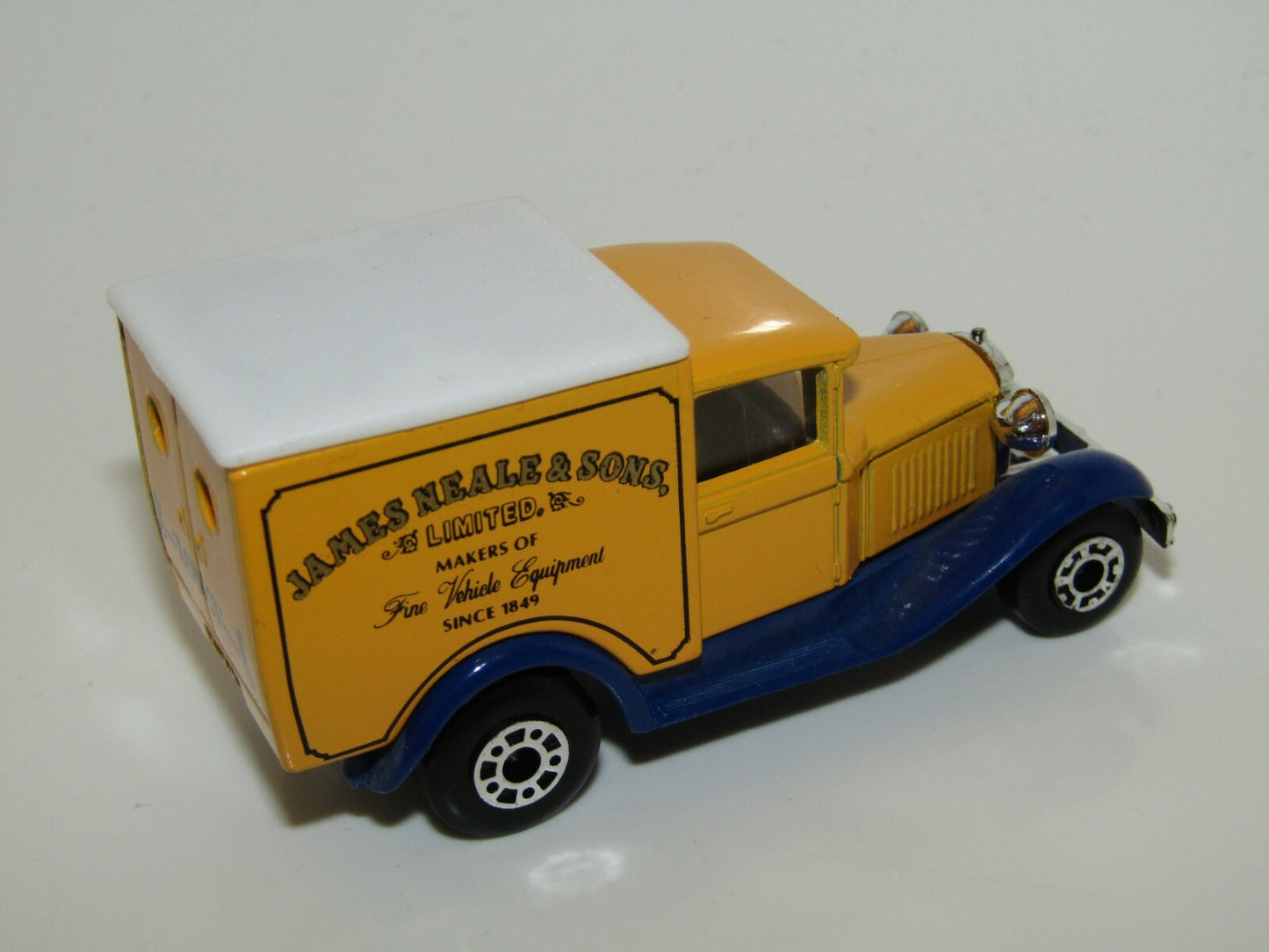 Matchbox Superfast No 38 Model A Ford Van James Neales & Sons Mint UB
