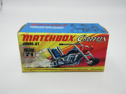 Matchbox Superfast No 71 Jumbo Jet Empty Original Box Excellent