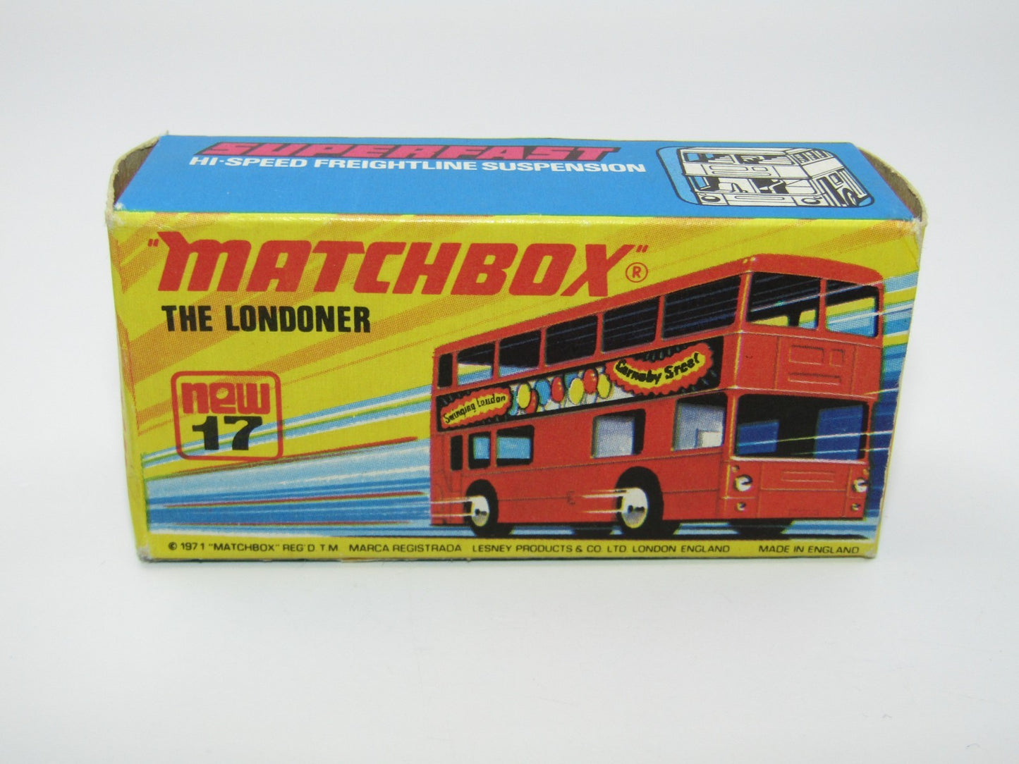 Matchbox Superfast No 17 The Londoner Original Empty Box Excellent