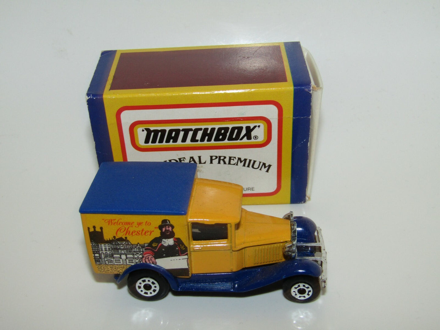 Matchbox Superfast No 38 Model A Ford Chester Promotional Ideal Premium Box MIB