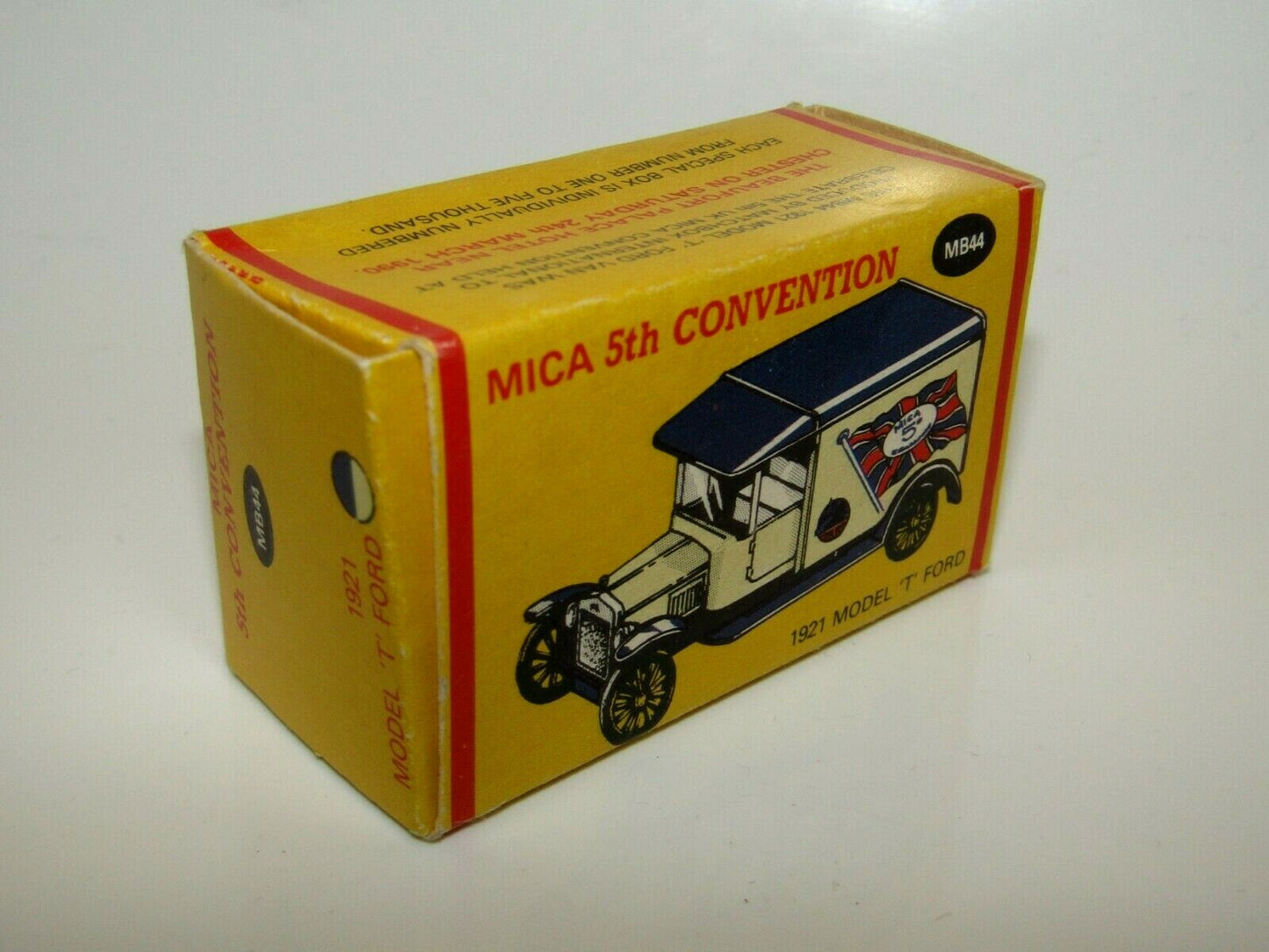 Matchbox Superfast No 44 Model T Ford Mica 5th Convention MIB RARE