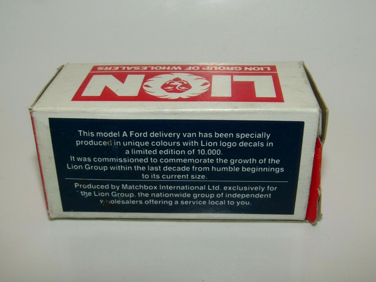Matchbox Superfast No 38 Model A Ford Lion Wholesalers Rare Promotional MIB