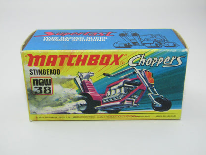 Matchbox Superfast No 38 Stingeroo Original Empty Box Near Mint