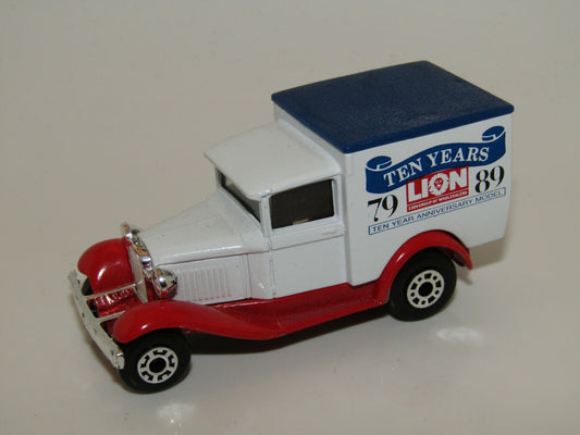 Matchbox Superfast No 38 Model A Ford Van Lion Ten Year Anniversary Mint UB