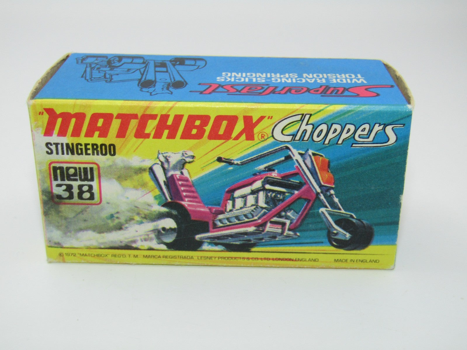 Matchbox Superfast No 38 Stingeroo Original Empty Box Near Mint