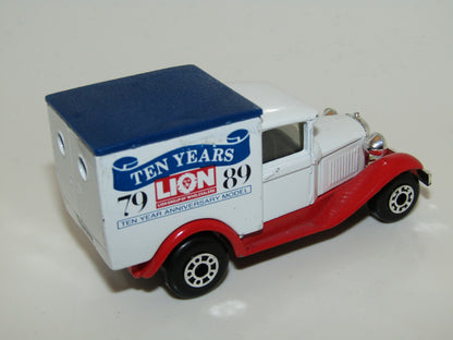 Matchbox Superfast No 38 Model A Ford Van Lion Ten Year Anniversary Mint UB