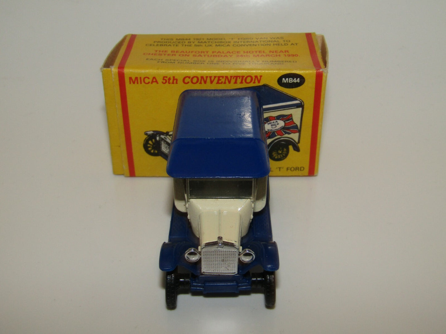 Matchbox Superfast No 44 Model T Ford Mica 5th Convention MIB RARE