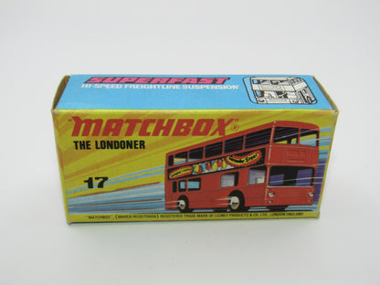 Matchbox Superfast No 17B The Londoner Impel 76 Coffee & Cream Gloss Black Base