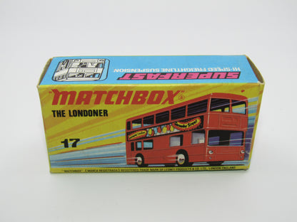 Matchbox Superfast No 17B The Londoner Impel 76 Coffee & Cream Gloss Black Base