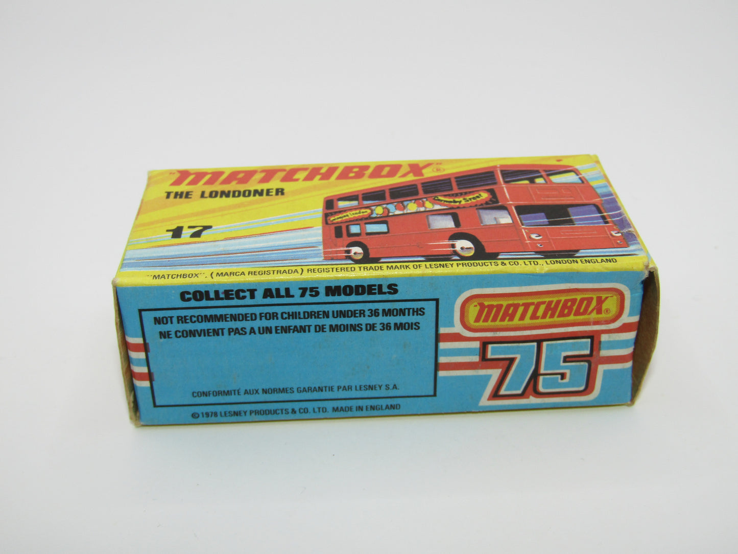 Matchbox Superfast No 17B The Londoner Impel 76 Coffee & Cream Gloss Black Base