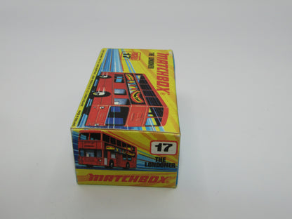 Matchbox Superfast No 17B The Londoner Jacobs, Orange Metallic Charcoal Grey Base
