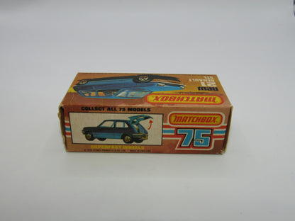 Matchbox Superfast No 21C Renault 5TL Blue GLOSSY GREY Base