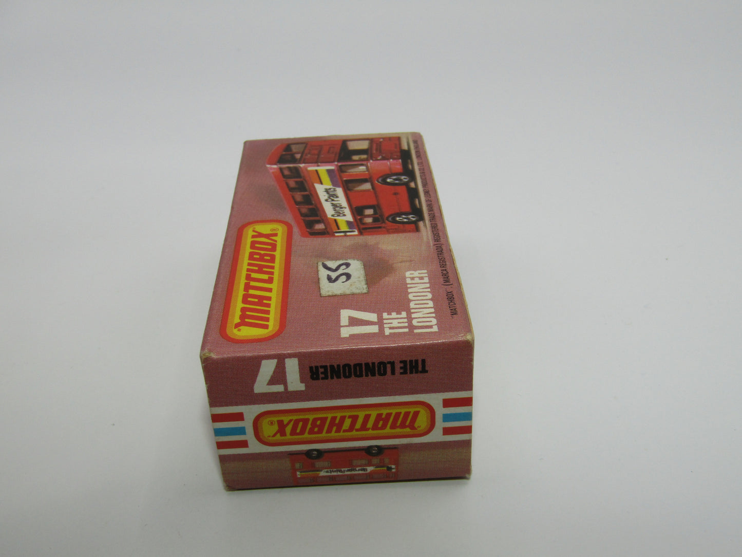 Matchbox Superfast No 17C London Bus Blue KEDDIES No.1 IN Essex