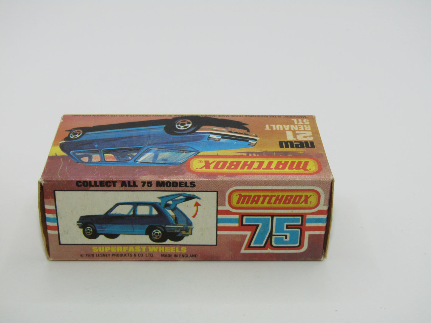 Matchbox Superfast No 21C Renault 5TL Le Car Amber Win Gloss Black Base