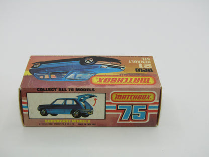 Matchbox Superfast No 21C Renault 5TL Le Car Amber Win Gloss Black Base